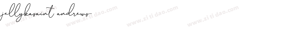 jellykasaint andrews字体转换